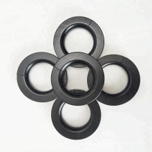 DL738(J)Black color wooden ring hangers for display scarf with adjustable